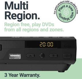 img 2 attached to 📀 Advanced Majority DVD Player for TV with HDMI Input, Versatile Connectivity, Multi-Region Playback, Slim Design and Remote Control