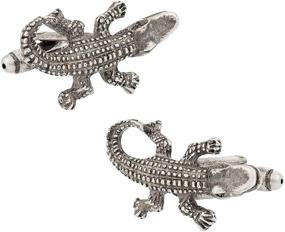 img 4 attached to Cuff Daddy Cajun Alligator Cufflinks Presentation