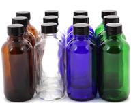 🌈 vivaplex glass bottles for travel with assorted colors - essential travel accessories logo