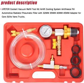 img 3 attached to 🔧 Universal Pro Tools: Engine Cooling System Vacuum Purge & Refill Kit Set for Effective Maintenance