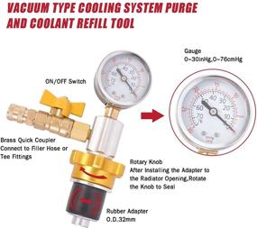 img 1 attached to 🔧 Universal Pro Tools: Engine Cooling System Vacuum Purge & Refill Kit Set for Effective Maintenance