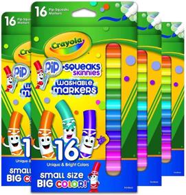 img 4 attached to Маркеры Crayola Pip Squeaks Skinnies Count