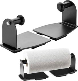 img 4 attached to 🧲 Katzco Magnetic Paper Towel Holder: Heavy Duty Steel with Magnetic Backing - Ideal for Kitchen, Work Benches, Storage Closets & More