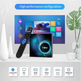 img 3 attached to 📺 High-Performance Android 10.0 TV Box T95 - 4GB RAM 64 ROM, 2.4G/5G Dual WiFi, H.265/3D/6K Ultra HD, BT 5.0 - Smart TV Box