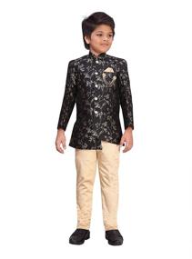 img 4 attached to AJ DEZINES Indian Sherwani 7037_RED_7 Boys' Clothing