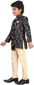 img 1 attached to AJ DEZINES Indian Sherwani 7037_RED_7 Boys' Clothing