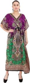 img 3 attached to 👗 Delena Designs Womens Kaftan Caftan: Chic Women's Clothing for Every Occasion