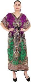 img 4 attached to 👗 Delena Designs Womens Kaftan Caftan: Chic Women's Clothing for Every Occasion