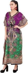 img 1 attached to 👗 Delena Designs Womens Kaftan Caftan: Chic Women's Clothing for Every Occasion