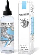 unicone art silicone oil - 100% чистый силикон для акриловой литейной живописи - художественные расходные материалы (6 унций) логотип