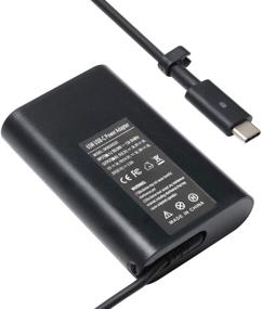 img 4 attached to USB C Power Adapter Charger 65W for Dell Latitude 12 5285 5289 5290 7275 7290 7370 7389 7390 XPS 12 13 15 9250 9343 9350 9360 9365 9370, compatible with Dell Chromebook 11 5190, Apple MacBook/Pro, Samsung