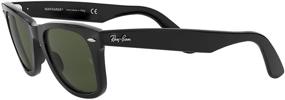 img 2 attached to 🕶️ Classic Black Ray Ban RB2140 Wayfarer Sunglasses: Timeless Style with Unmatched Elegance