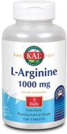 kal 1000 l arginine tablets count logo