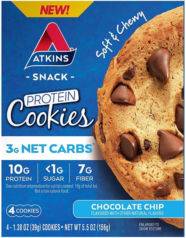 atkins protein cookie chocolate count 로고