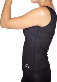 img 4 attached to Miaccloths Premium Sauna Tank Women