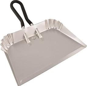 img 2 attached to 🧹 Edward Tools 17” Extra Large Industrial Aluminum DustPan - Lightweight & Durable - Perfect for Big Cleanups - Rubber Loop Handle for Comfort & Hanging (1)