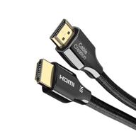 10 ft cablecreation 8k hdmi cable with hdmi 2.1 ultra hd high speed (48gbps), 8k 60hz, hdcp 2.2, 4:4:4 hdr, earc - compatible with ps5, ps4, xbox series x, xbox one, qled tv, roku tv logo