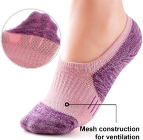 img 3 attached to 🧦 Gonii Women's No Show Athletic Ankle Socks - Cushioned Running Low Cut Socks (5-8 Pairs)