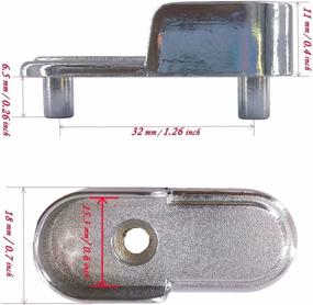 img 3 attached to Держатели кронштейнов для гардероба HDbonemu Опоры