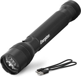 img 4 attached to 💡 Energizer T1000 LED Tactical Flashlight - 1000 Lumens, High Brightness, Water Resistant, Perfect for Emergency, Survival Kit, Camping Gear - AA Battery or USB Rechargeable Option