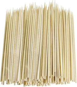 img 4 attached to 🍢 100-Piece Set of 6-Inch ESKONI Bamboo Skewers - Ideal for BBQ, Grilling and More