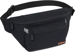 img 4 attached to Lightweight Fanny Pack for Travel, Sports and Hiking - Unisex Waist Bag for Men and Women