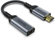 🔌 адаптер answin hdmi 4k к mini displayport - подключите xbox, mac, пк/ноутбуки к монитору с выходом mini dp 1.2 логотип