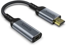 img 4 attached to 🔌 Адаптер Answin HDMI 4K к Mini DisplayPort - Подключите Xbox, Mac, ПК/ноутбуки к монитору с выходом Mini DP 1.2