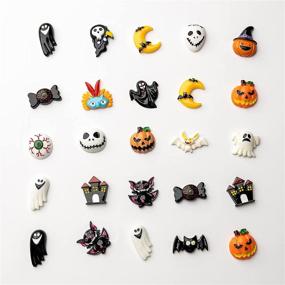 img 1 attached to Halloween Style Cute Slime Charms Set - Assorted Lot of 20pcs Resin Flatback Cute Sets for DIY Crafts Making, Decorations, Scrapbooking, Embellishments, Hair Clip