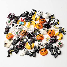 img 2 attached to Halloween Style Cute Slime Charms Set - Assorted Lot of 20pcs Resin Flatback Cute Sets for DIY Crafts Making, Decorations, Scrapbooking, Embellishments, Hair Clip