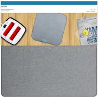 🔥 versatile heat press mat for cricut easypress and vinyl projects - double sided insulation mat (12''x12'') logo