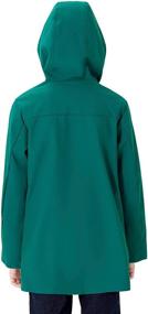 img 3 attached to Fuchsia Boys' Waterproof Windproof Raincoat - SOLOCOTE Jackets & Coats