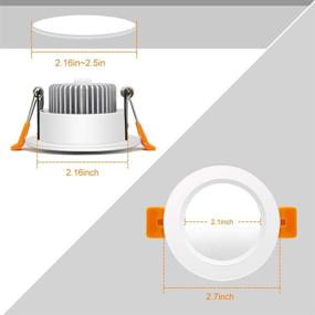 img 2 attached to 💡 ENERGY STAR Certified Dimmable Recessed Lighting Downlight - Equivalent to Traditional Lighting