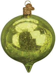 img 2 attached to 🎄 Limelight Flare Reflection Glass Blown Ornaments - Old World Christmas Tree Decorations