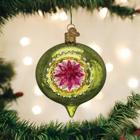 img 3 attached to 🎄 Limelight Flare Reflection Glass Blown Ornaments - Old World Christmas Tree Decorations