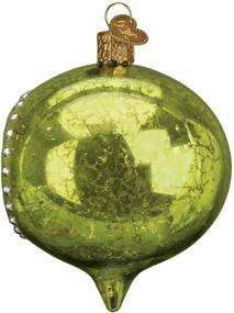 img 1 attached to 🎄 Limelight Flare Reflection Glass Blown Ornaments - Old World Christmas Tree Decorations