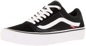 img 4 attached to 🖤 Black White Vans Skool Skate Shoes