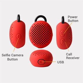 img 3 attached to 🔊 Enhanced SEO: Divoom Bluetune Bean Bluetooth Speaker for Smartphones - Red (Retail Packaging)