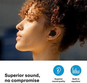 img 3 attached to 🎧 Беспроводные наушники Sennheiser CX True Wireless - Bluetooth наушники для музыки и звонков с шумоподавлением, настраиваемыми сенсорными управлениями, улучшенным басом, защитой IPX4 и долговечностью батареи до 27 часов, черные.