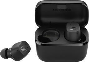 img 4 attached to 🎧 Беспроводные наушники Sennheiser CX True Wireless - Bluetooth наушники для музыки и звонков с шумоподавлением, настраиваемыми сенсорными управлениями, улучшенным басом, защитой IPX4 и долговечностью батареи до 27 часов, черные.