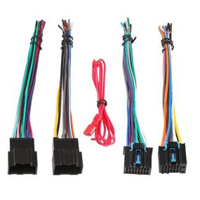 img 4 attached to 🔌 RED WOLF Car Radio Stereo Wiring Harness Kit Compatible with 2006-2017 Chevy GMC Sierra Savana Buick - Male + Female Connectors Included
