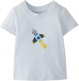 img 4 attached to 🌙 Hanna Andersson Toddler Girls' Clothing: Moon Back Tops, Tees & Blouses