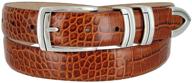italian men's designer accessories and belts - crafted with genuine calfskin leather logo