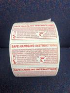 handling instructions label labels 1 125 logo