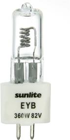 img 1 attached to Sunlite EYB 360W/T3.5/82V/CL/G5.3: 360W 🌞 Bi-Pin Stage & Studio Bulb, Clear