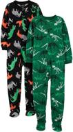 comfortable loose fit pajamas: simple joys carters boys' sleepwear & robes collection logo