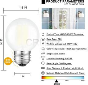 img 2 attached to CRLight Daylight Equivalent Dimmable Bathroom: Illuminating Your Space with Effortless Control