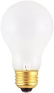 💡 bulbrite frost incandescent a19 medium screw base (e26) light bulb, 30/70/100 watt логотип