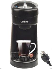 img 3 attached to ☕ Urbino Black Coffee Maker - Compatible with K-cup Pods - Travel Size Personal or Hospitality Solution