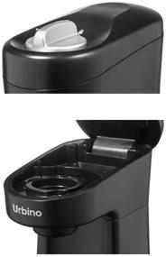 img 1 attached to ☕ Urbino Black Coffee Maker - Compatible with K-cup Pods - Travel Size Personal or Hospitality Solution